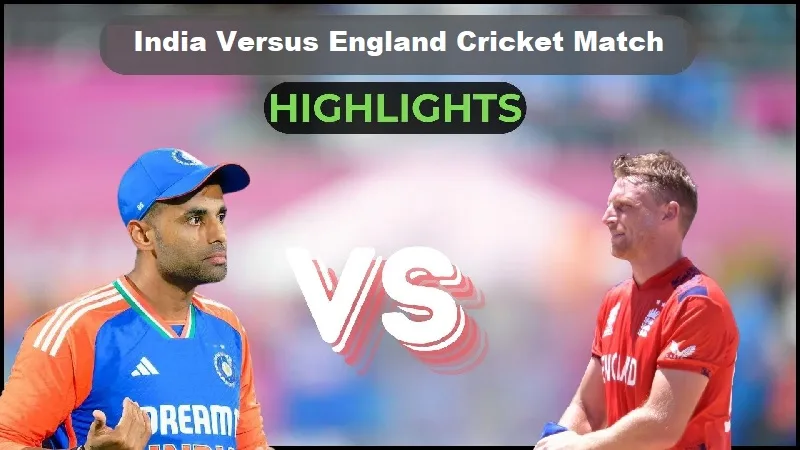 India Versus England Cricket Match