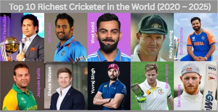 Top 10 Richest Cricketer in the World