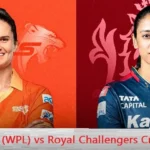 Gujarat Giants (WPL) vs Royal Challengers Cricket Timeline