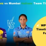 UP Warriorz vs Mumbai Indians Team Timeline