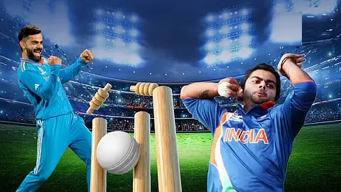 Who was the first player to take a wicket on 0th ball in men's International cricket?