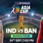 India vs Bangladesh Live Asia Cup Super Four 24th September 2025