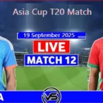 India vs Oman Asia Cup T20 Match