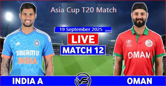 India vs Oman Asia Cup T20 Match