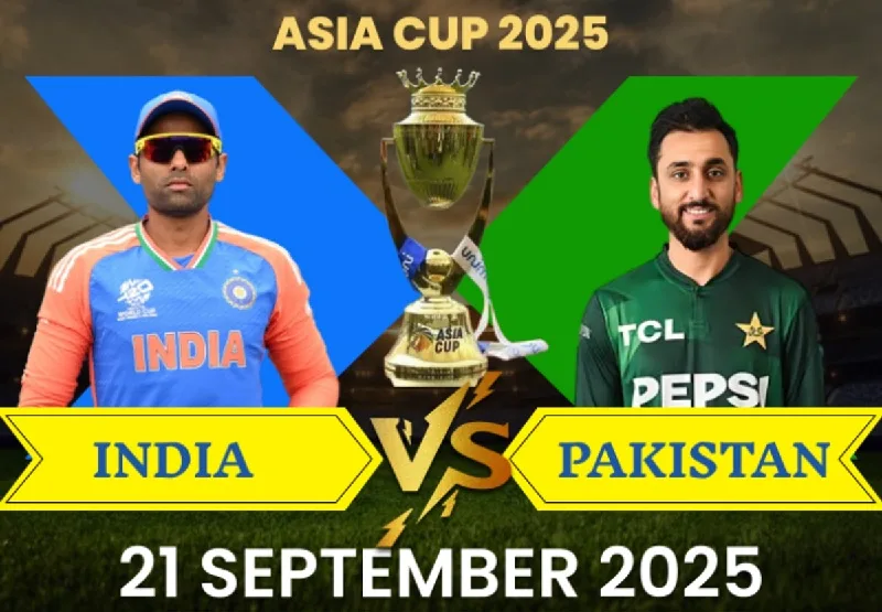India vs Pakistan Asia Cup 21 September 2025