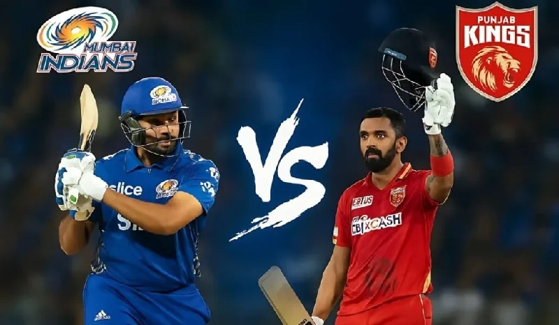 Mumbai Indians vs Punjab Kings timeline