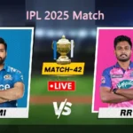 Mumbai Indians vs Rajasthan Royals Match Scorecard