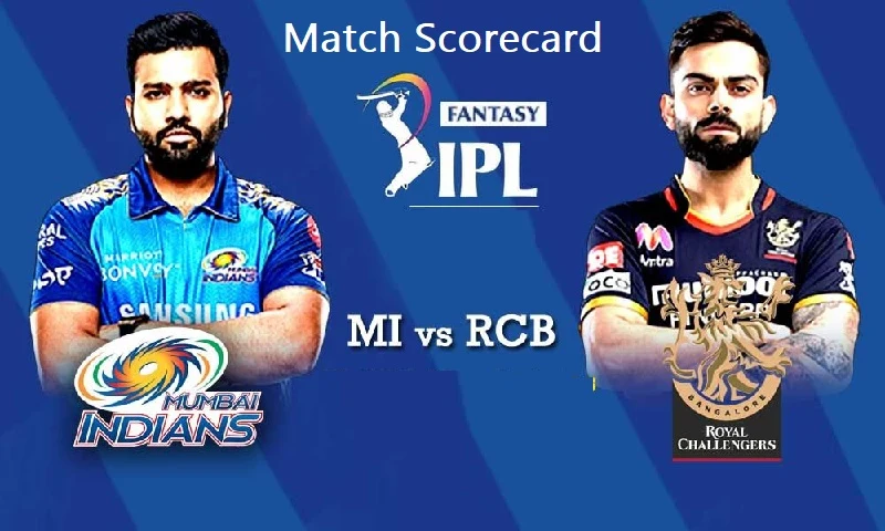 Mumbai Indians vs Royal Challengers Bengaluru Match Scorecard – Strategic Gameplay Overview