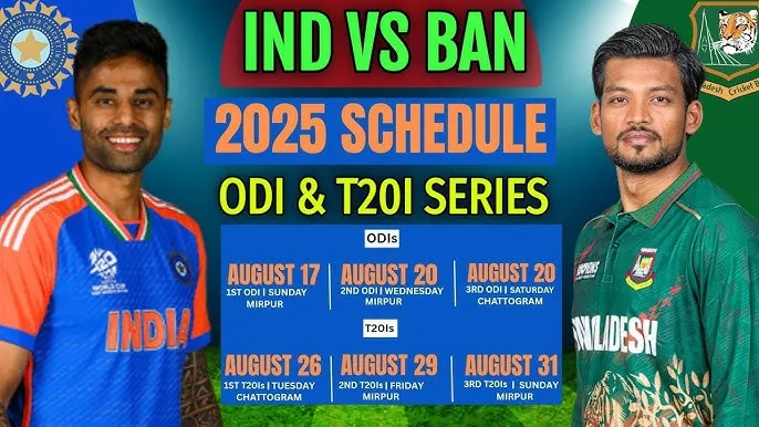 India Tour of Bangladesh 2025
