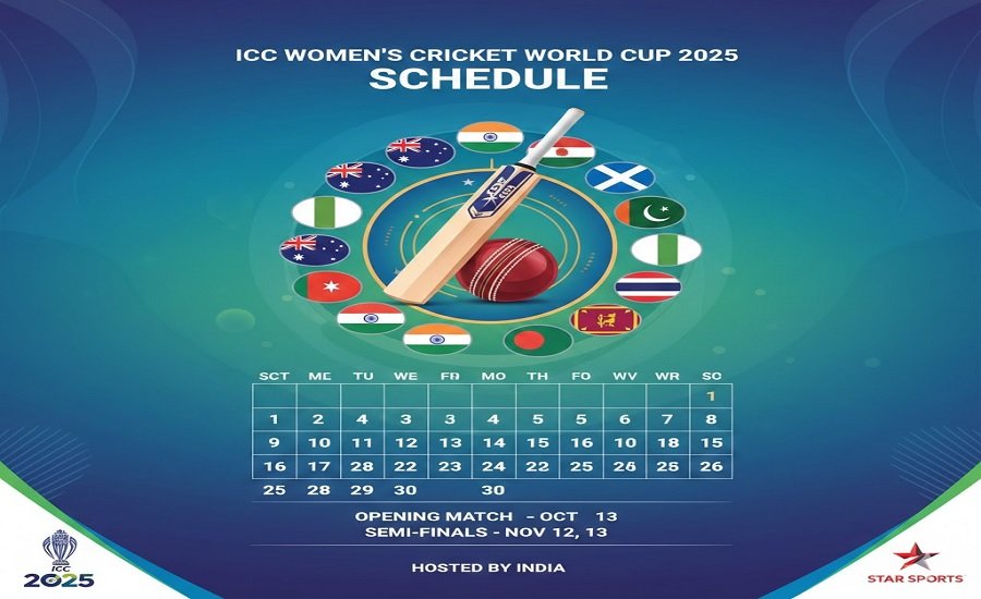 Official 2025 Women’s Cricket World Cup Schedule
