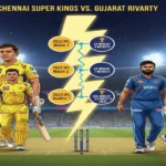 Chennai Super Kings vs Gujarat Titans Timeline