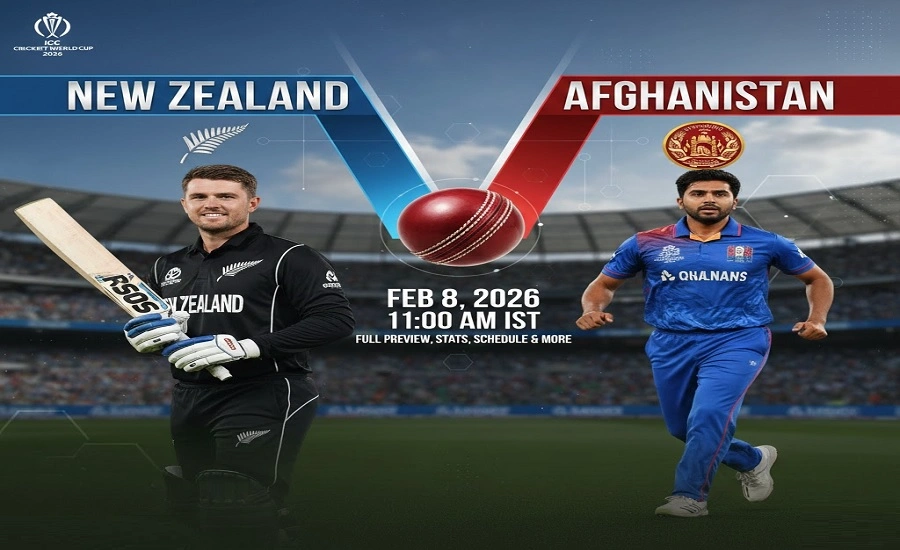 New Zealand vs Afghanistan Today Match 8 Feb 2026 11AM